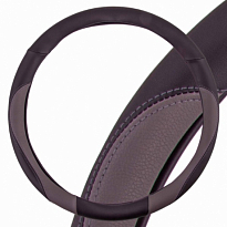 Оплетка SKYWAY Combo-6 M (370-390мм) Черно/серая экокожа /10шт